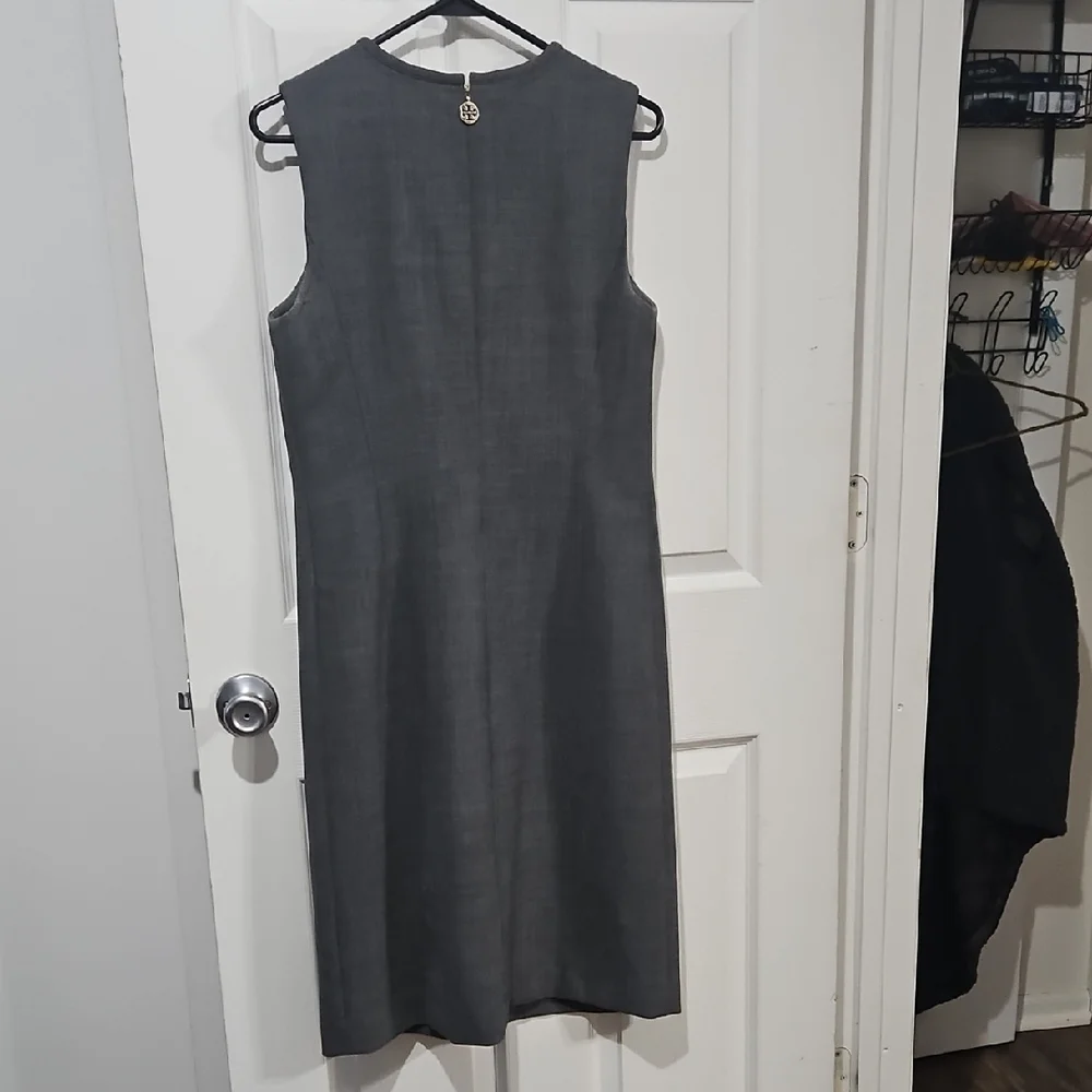 Tory Burch‎ Wool Blend Sheath Dress | Sleeveless Workwear | Size 8